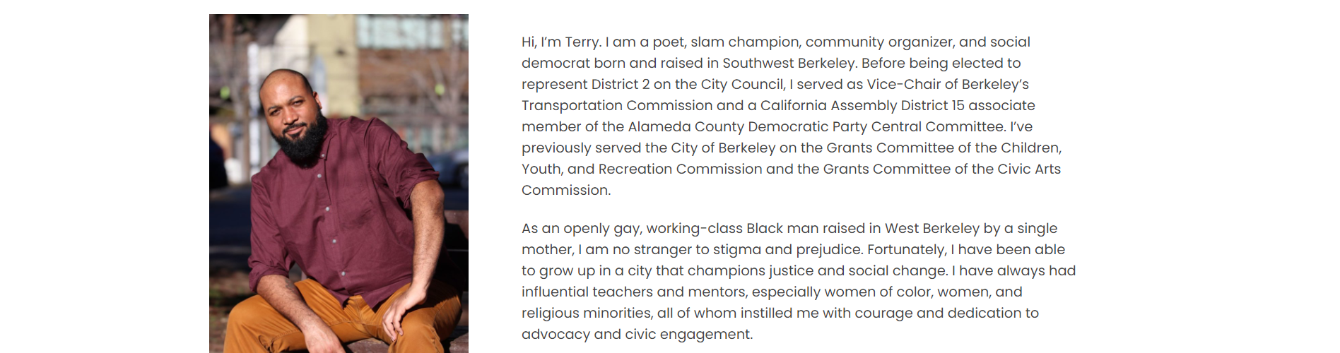 screenshot of terrytaplin.com